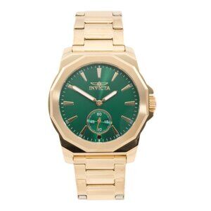 INVICTA Gold/green Men's 42mm Stainless Steel Speedway Dial Watch